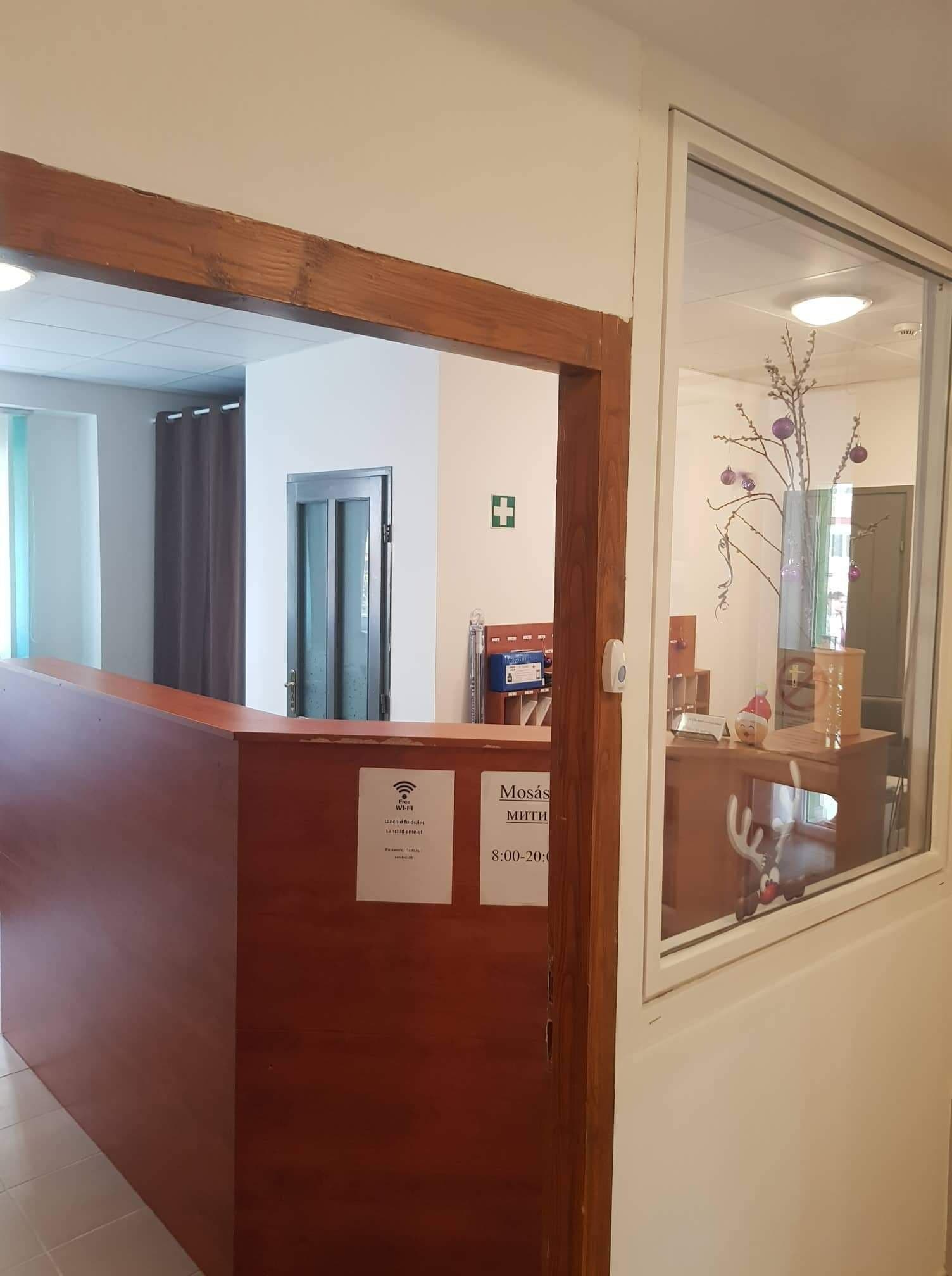 Recepció belső tér